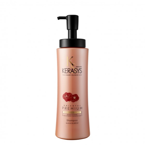  DẦU GỘI CAO CẤP HÀN QUỐC KERASYS ORIENTAL PREMIUM RED CAMELLIA EX INTENSIVE REPAIR 600ml