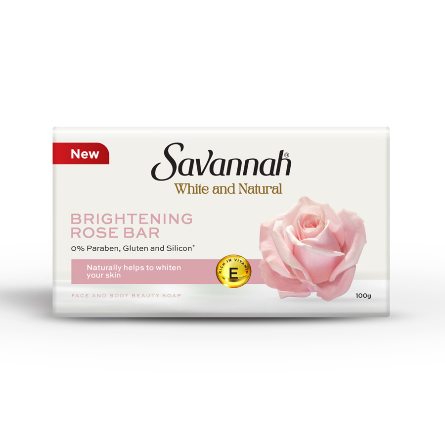 XÀ BÔNG TRẮNG DA VÀ DƯỠNG ẨM SAVANNAH WHITE & NATURAL- ROSE ( Tinh chất Hoa Hồng)