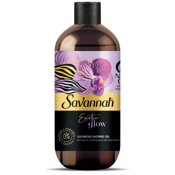  SỮA TẮM NƯỚC HOA DƯỠNG DA SAVANNAH EXOTIC GLOW (Hương Cam Bergamot)