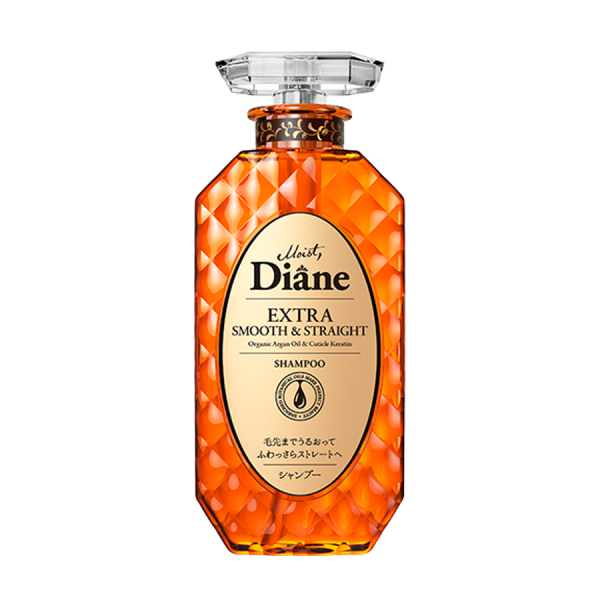  DẦU GỘI VÀO NẾP THẲNG MƯỢT MOIST DIANE EXTRA SMOOTH & STRAIGHT (Dùng cho tóc quăn, không vào nếp, khô xơ chẻ ngọn)