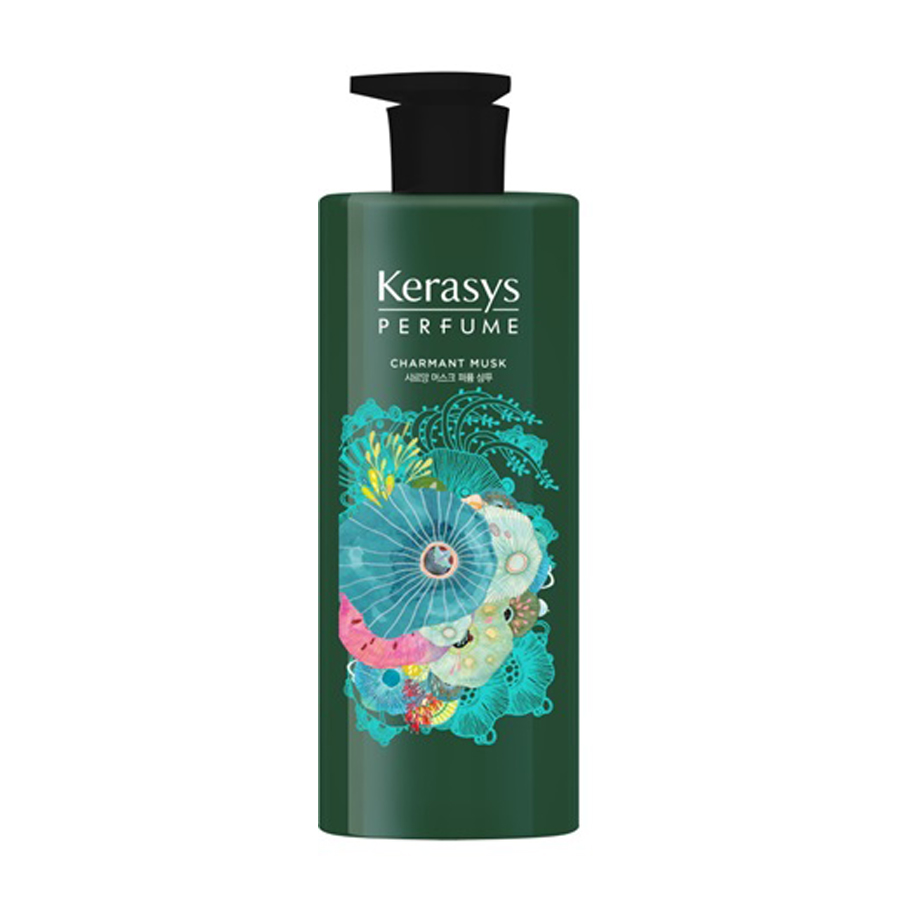 DẦU GỘI NƯỚC HOA KERASYS CHARMANT MUSK  (Hương Vani và Xạ Hương Trắng)