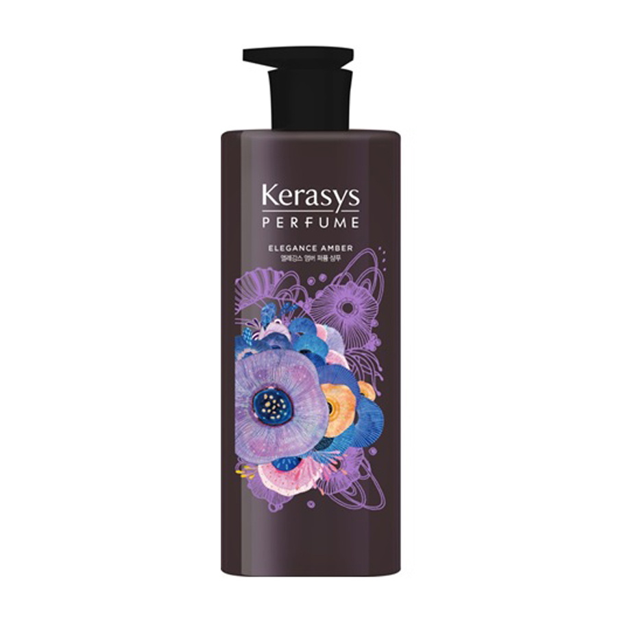 DẦU GỘI NƯỚC HOA KERASYS ELEGANCE AMBER  (Hương Violet Tím và Hoa Diên Vỹ)