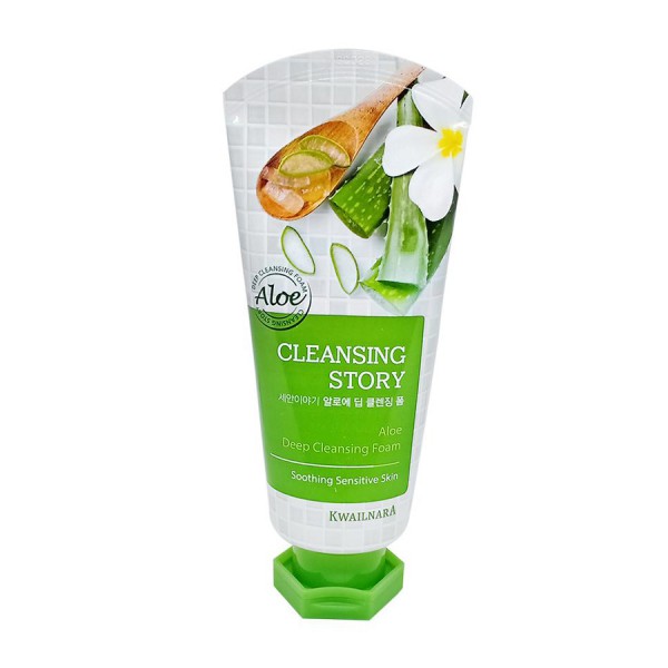  SRM KWAILNARA ALOE DEEP CLEANSING FOAM (Tinh chất lô hội - dưỡng ẩm sâu)