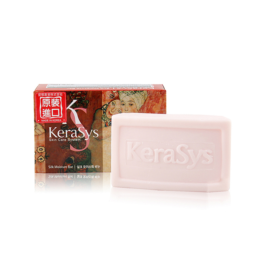 XÀ BÔNG DƯỠNG DA CAO CẤP HÀN QUỐC KERASYS  (Silk Moisture Bar - Dành cho da khô)