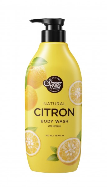  SỮA TẮM CAO CẤP HÀN QUỐC SHOWERMATE NATURAL CITRON (Hương Thanh Yên tươi mát) - 500ml