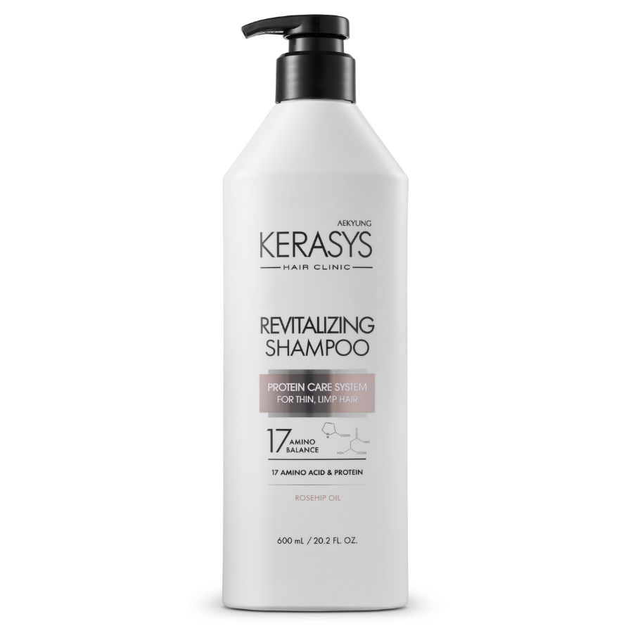 DẦU GỘI CAO CẤP HÀN QUỐC KERASYS REVITALIZING ( Chiết xuất dầu Nụ Tầm Xuân- Tăng cường độ đàn hồi, làm phồng cho tóc mỏng xẹp)