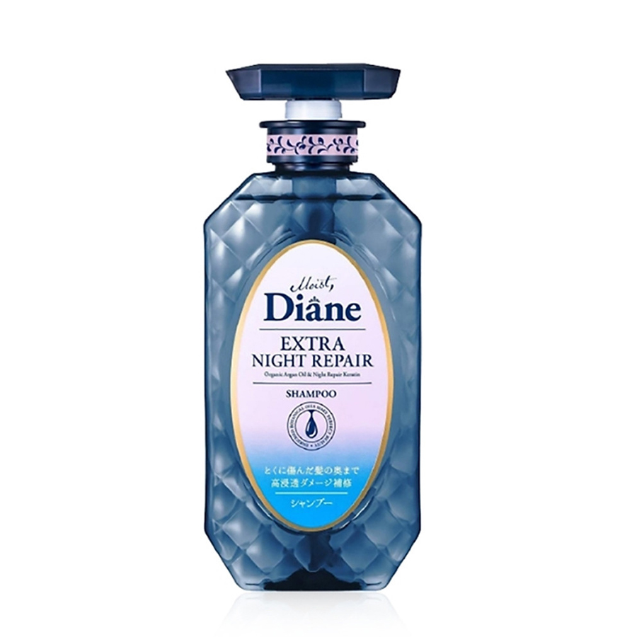 DẦU GỘI PHỤC HỒI HƯ TỔN & NGĂN NGỪA LÃO HÓA TÓC BAN ĐÊM MOIST DIANE EXTRA NIGHT REPAIR (Dùng cho tóc hư tổn, tóc yếu, lão hóa, khô xơ, chẻ ngọn)
