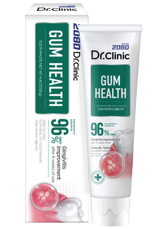 KEM ĐÁNH RĂNG CAO CẤP HÀN QUỐC 2080 DR.CLINIC GUM HEALTH (Chuyên gia nha khoa - Ngăn ngừa viêm nướu)